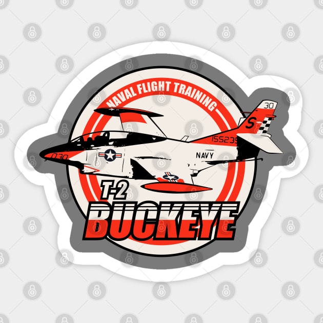 T-2 Buckeye Sticker by TCP
